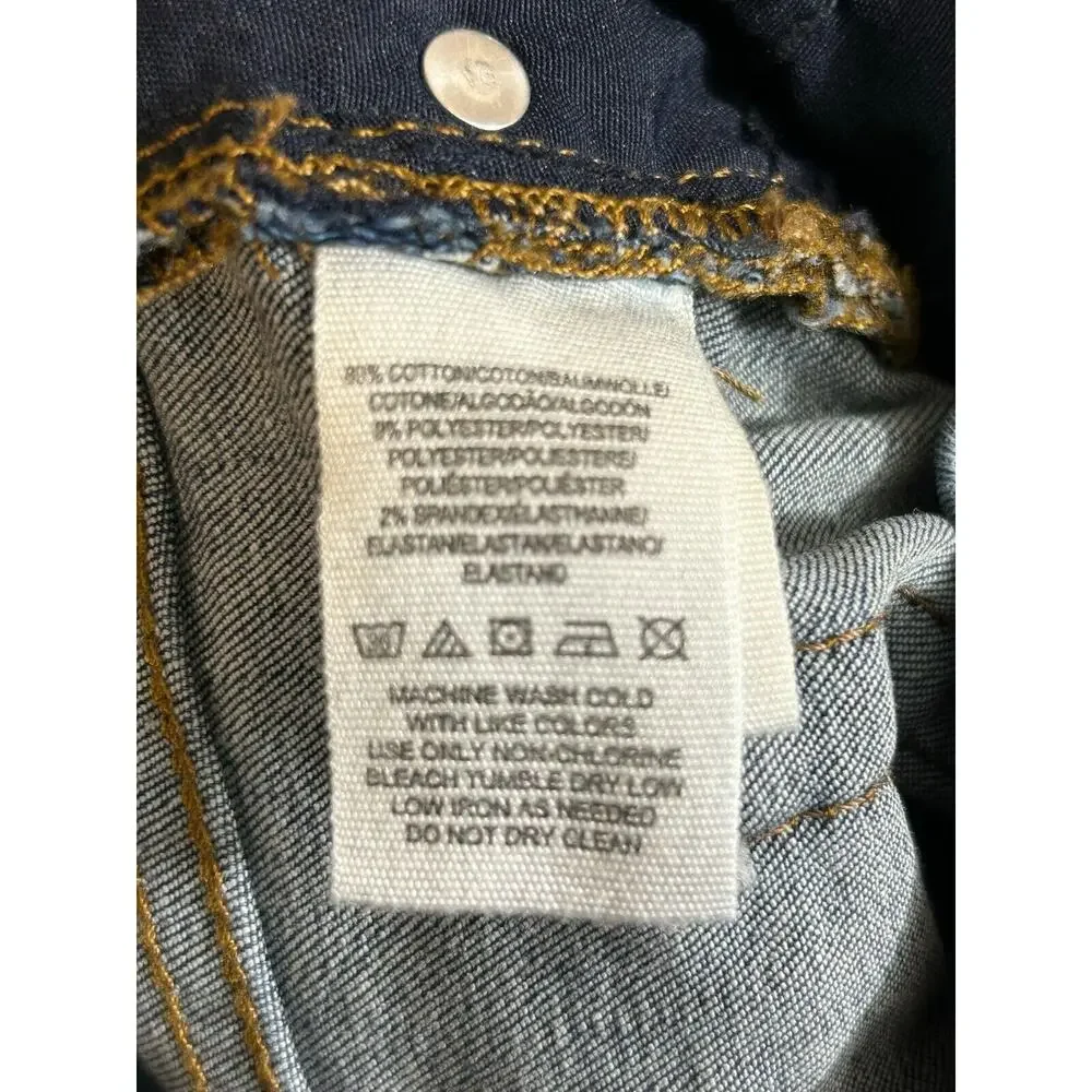Free People 61855-16515125 Skinny Ankle Ripped Knee Jeans High Rise Size 30R‎